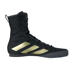 Adidas box hog 4 boxen schuhe in schwarz/gold 1