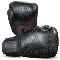 Guantes boxeo Buddha mexican negro mate 1