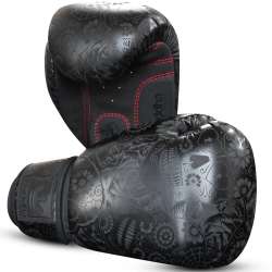 Guantes boxeo Buddha mexican negro mate 4