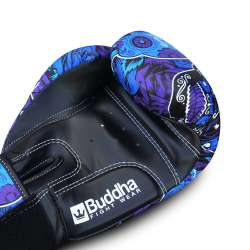 Buddha mexikanischen lila Muay thai Handschuhe 4