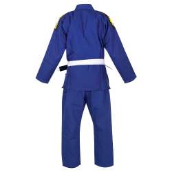 BJJ Buddha Infinity blauer Kimono + weißer Gürtel 1