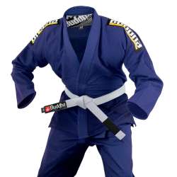 BJJ Buddha Infinity blauer Kimono + weißer Gürtel