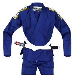 BJJ Buddha Infinity blauer Kimono + weißer Gürtel 4