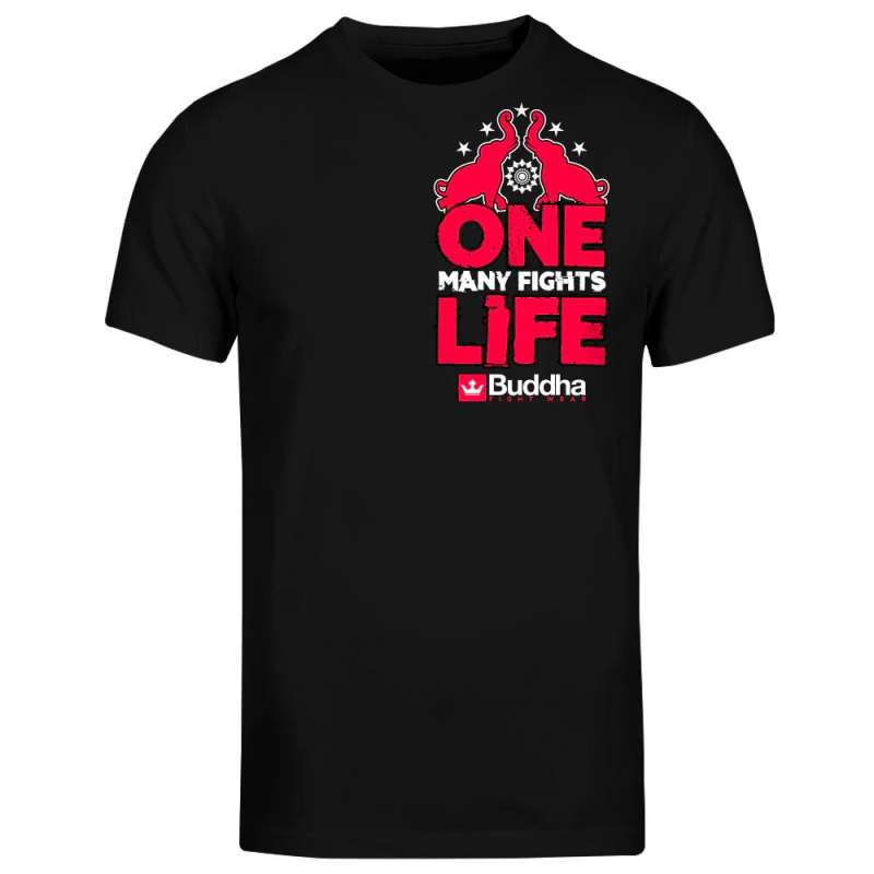 Buddha one life many fights T-Shirt