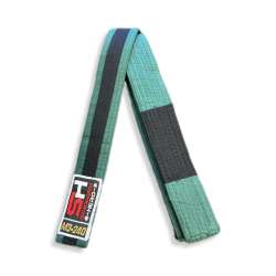 Cinturón BJJ infantil verde negro SH