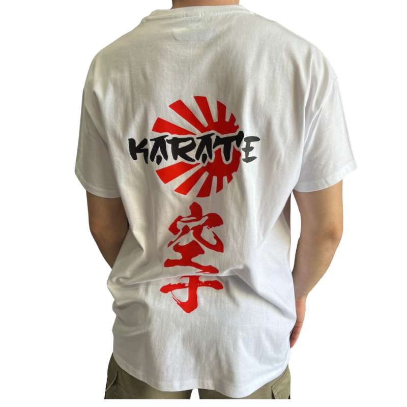 Weißes Utuk Fightwear Karate-T-Shirt