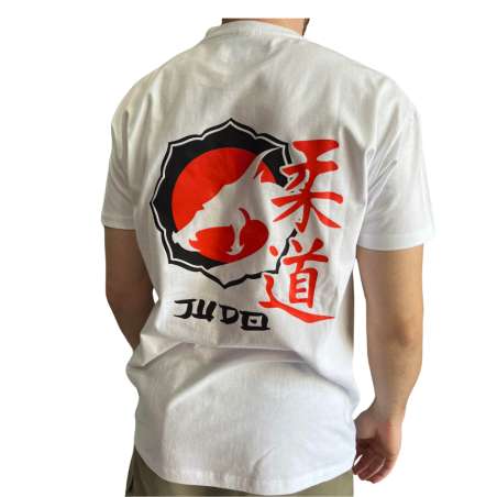 Weißes Utuk Fightwear Judo-T-Shirt