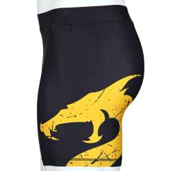 MMA Utuk rashguard shorts schwarz gelb 1