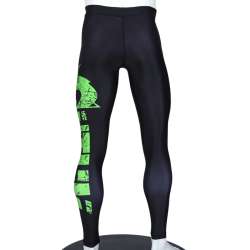 Licra pantalón BJJ Utuk Fightwear negro verde 1