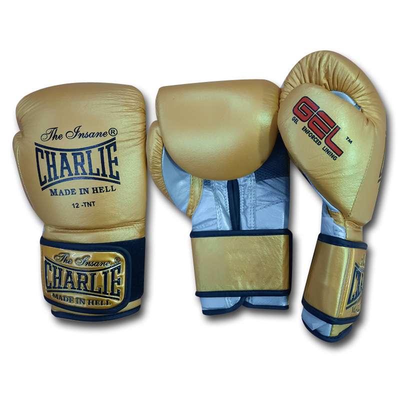 Guantes Charlie metallic oro