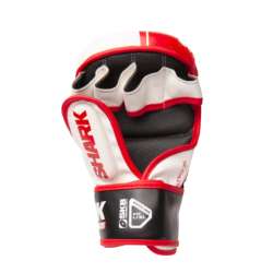 MMA-Handschuhe Shark R1 Rot Weiß 1