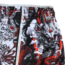 Muay Thai Buddha Drache rote Shorts 2