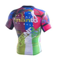 Rashguard MMA Manto neonfarben abstrakt 1