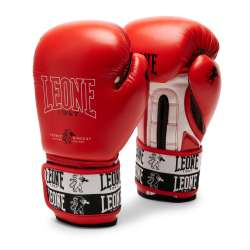 Guantes muay thai Leone iconic rojo