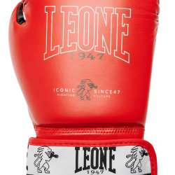 Muay Thai Handschuhe Leone Iconic Rot 1