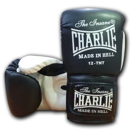 Guanti da boxe Charlie kaos nero bianco