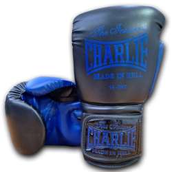 Boxhandschuhe Charlie kaos schwarz blau