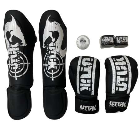 Muay Thai Utuk Hunter Pack schwarz weiß