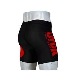 Utuk Fightwear Schwarze Rote Lycra-Shorts 1