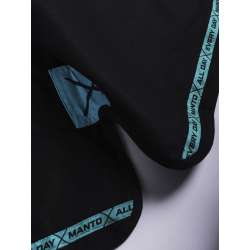 Kimono BJJ Manto X5 negro turquesa 10