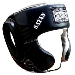 Casco boxeo Charlie satán negro