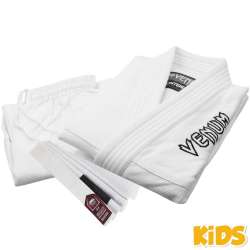 Kimono gi BJJ Venum Anwärter Kinder weiß 2