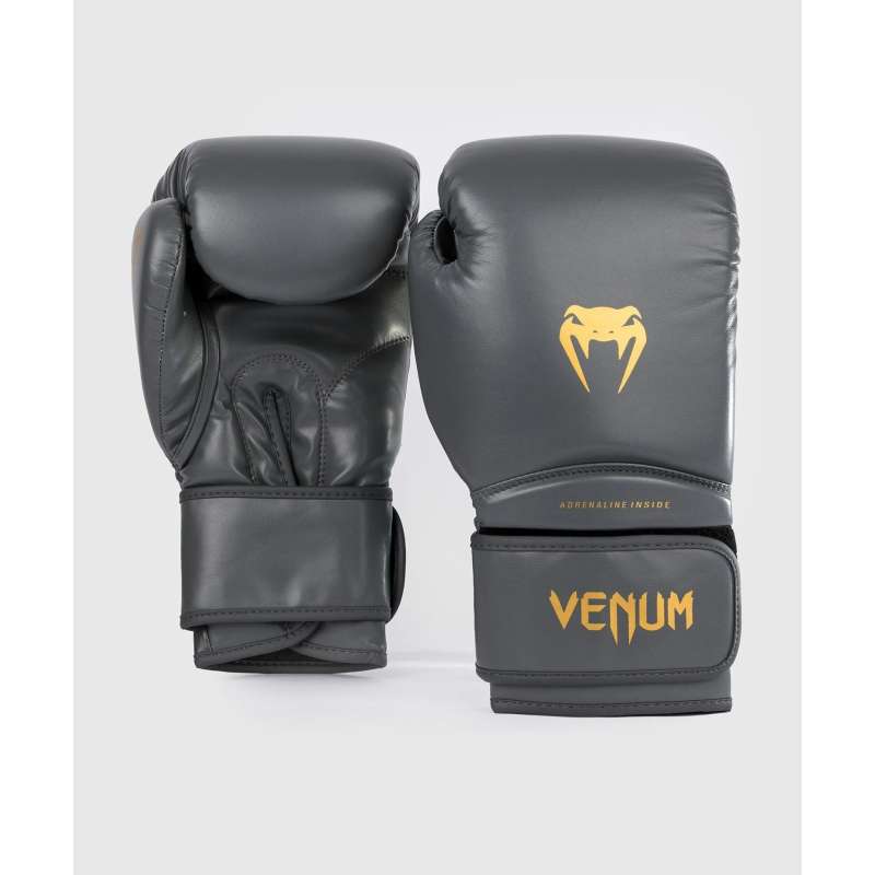 Guantes boxeo Venum contender 1.5 gris dorado