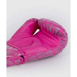 Guantes kick boxing Venum contender 1.5 blanco rosa 4