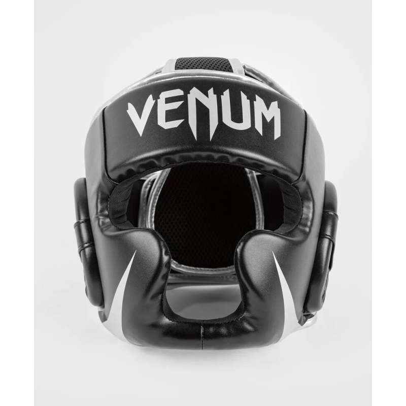 Venum Boxhelm Challenger schwarz silber