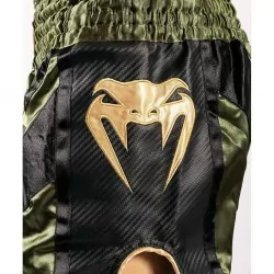 Shorts Venum Muay Thai X One FC Khaki/Oro (3)