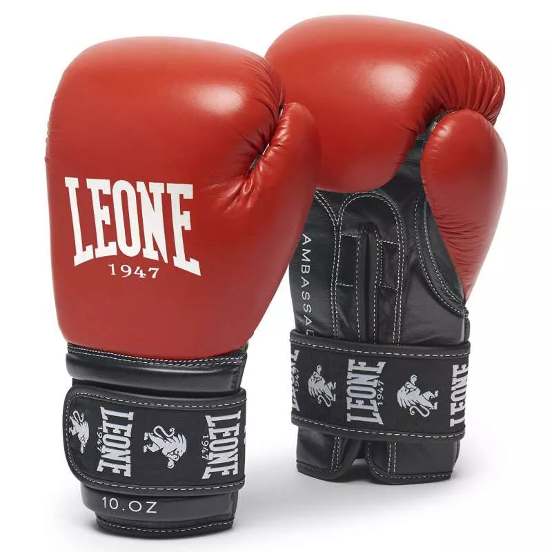 Leone Kickboxhandschuhe Botschafter (rot)