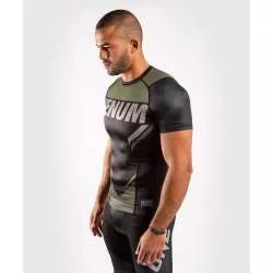 Rashguard MMA Venum one FC impact negro/khaki (2)