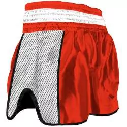 Buddha Kick Boxing Hose Premium Retro (rot/weiß)