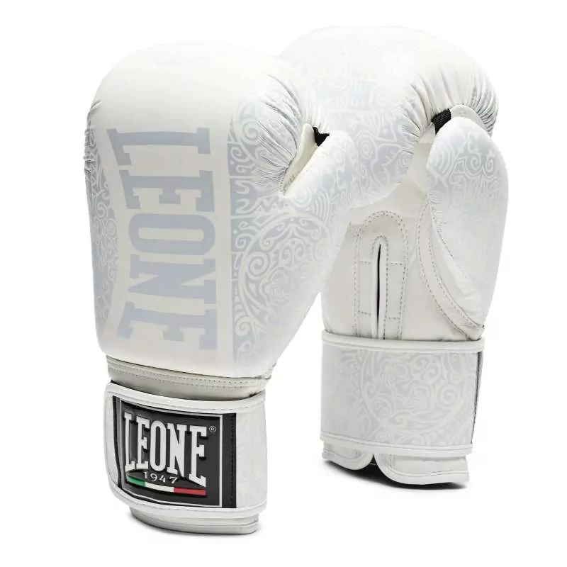 Guantes de boxeo Leone maori (blanco)