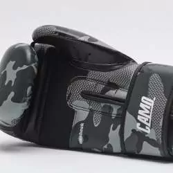 Leone Kickboxhandschuhe GN324 (camo grey)4