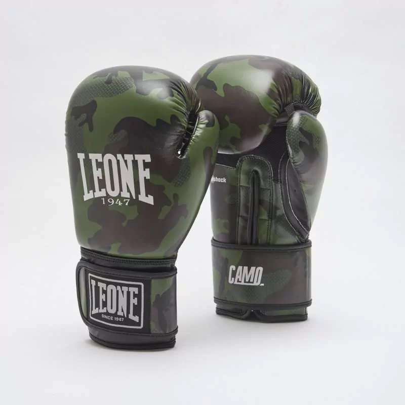 Boxhandschuhe Leone GN324 graues Tarnmuster