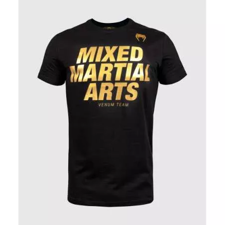 Venum Camiseta VT MMA negro oro