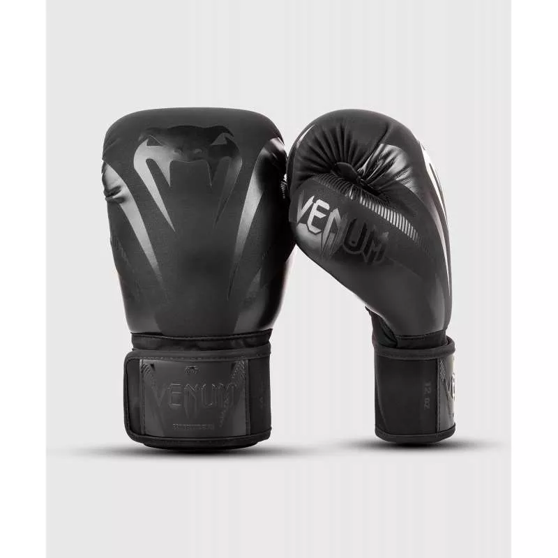 Venum Impact Boxhandschuhe schwarz schwarz