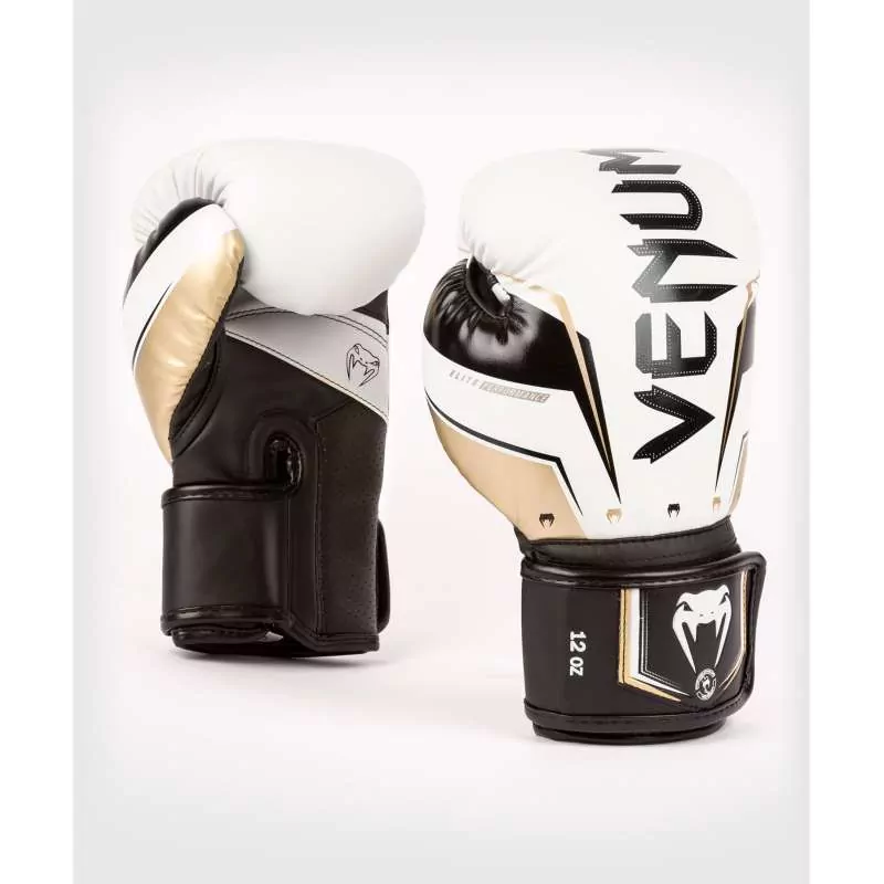 Boxhandschuhe Venum elite evo weiß gold