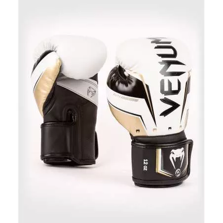 Boxhandschuhe Venum elite evo weiß gold