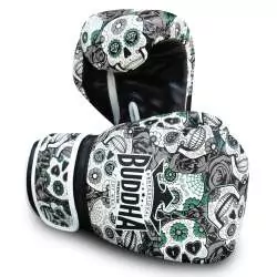 Buddha muay thai handschuhe mexikanisch (schwarz)2