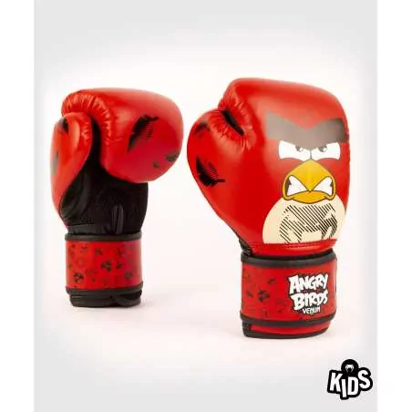 Venum Muay thai Kinderhandschuhe angry birds (rot)