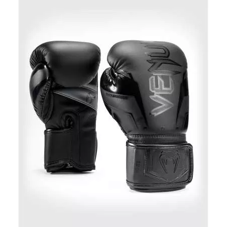 Muay thai handschuhe Venum elite evo (schwarz/schwarz)