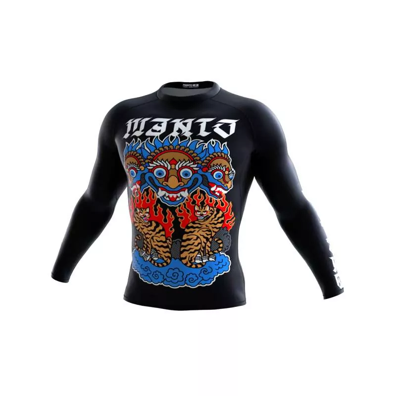 Rashguard grappling Manto tigers