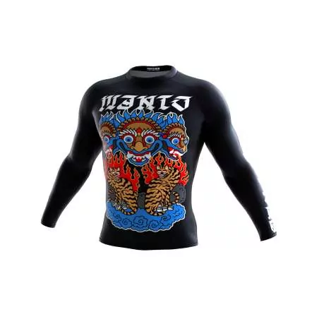 Rashguard grappling Manto tigers