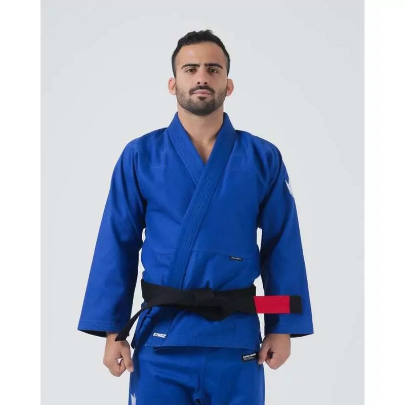 BJJ Anzug Kingz kore V2 blau + weißer Gürtel