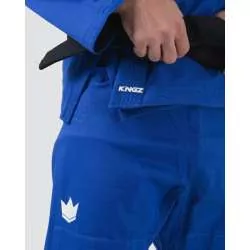 BJJ Anzug Kingz kore V2 blau + weißer Gürtel 7