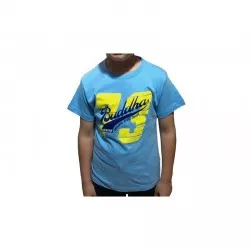 Kinder Buddha Himmelblau T-Shirt (1)