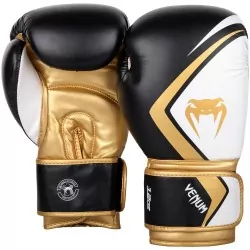 Venum Contender 2.0 Boxhandschuhe Schwarz / Weiß / Gold