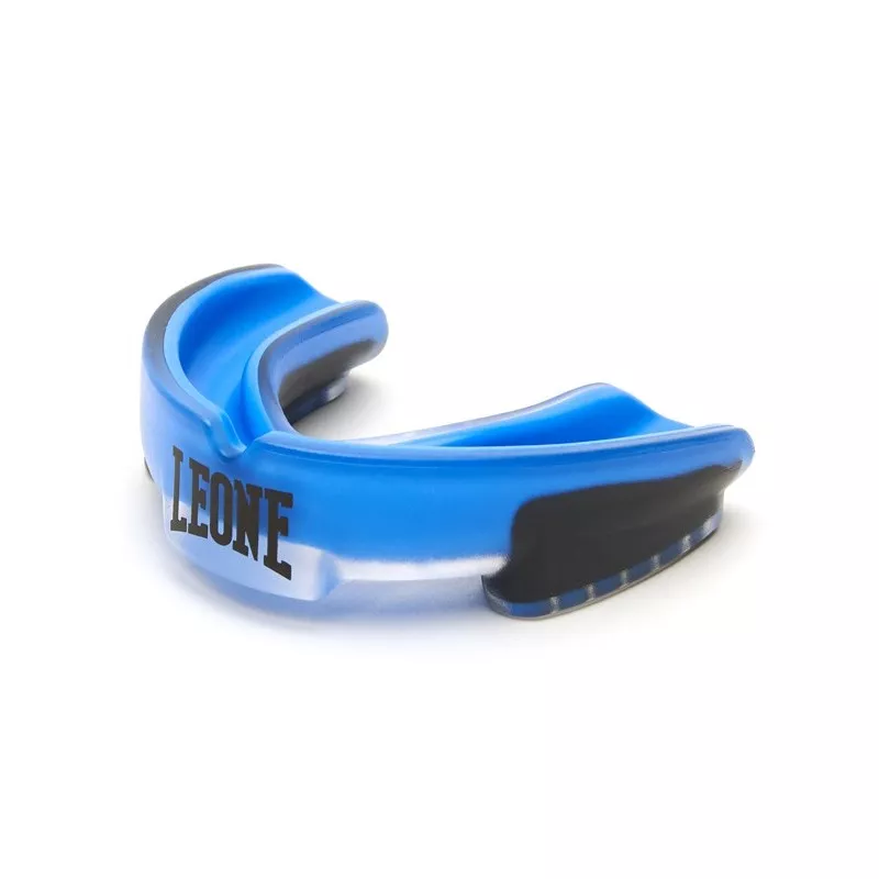 Muay Thai Mundschutz Leone Gel Farbe blau